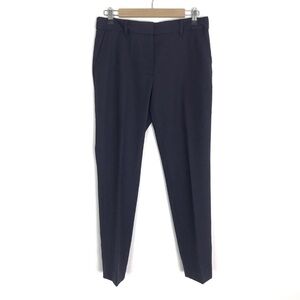 Tory Burch Dark Blue Wool Tailored Trouser Pants